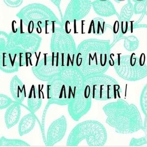 ✨✨CLOSEST CLEAN OUT✨✨